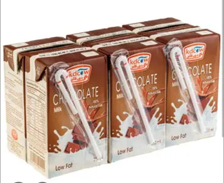 Kdcow Low Fat Chocolate Milk, 6x250ml