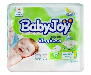Baby Joy New Born Baby Diapers Size 1 (Up To 4Kg)