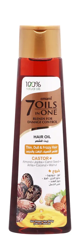 Emami 7 Oil Castor Hair Oil 200 ml
