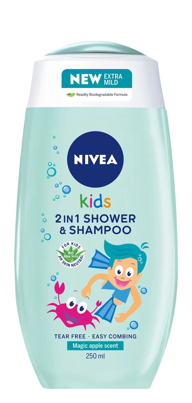 Nivea 2 In 1 Shower & Shampoo 250 ml