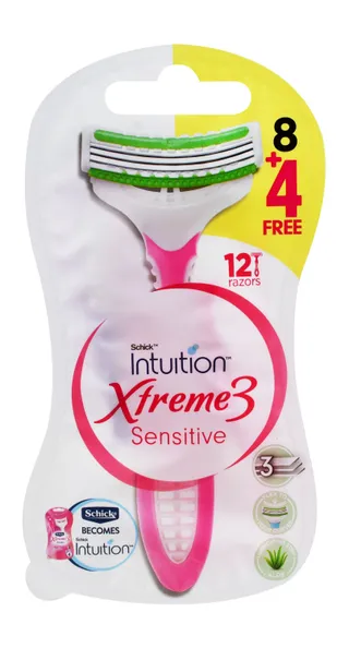 Schick Xtreme 3 Disposable Razor for Women 12 Pieces