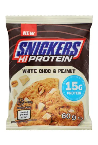 Snickers Hi Protein White Chocolate & Peanut Cookie, 60g