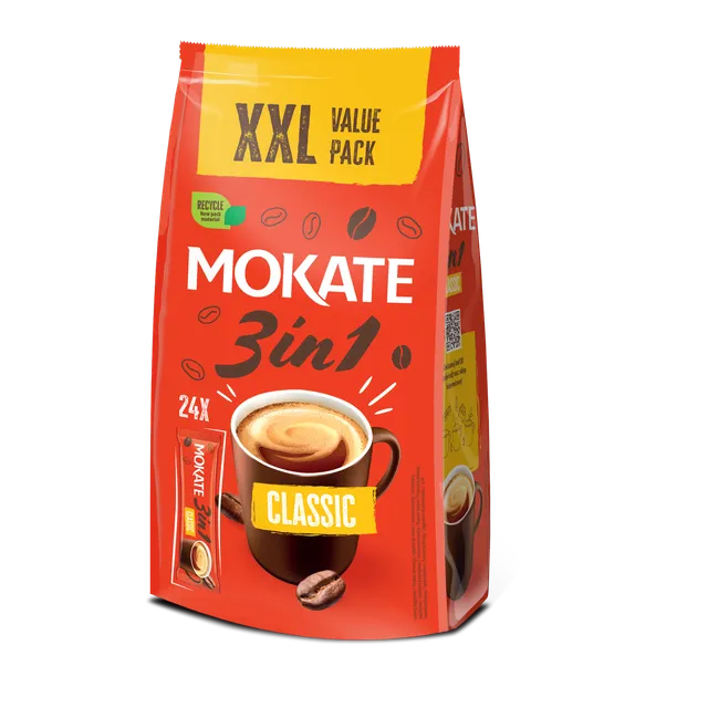 Mokate 3in1 Classic Coffee Box 24x17g