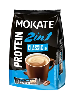 Mokate 2in1 Protein Classic Coffee Sachets, 10x8g, 80g