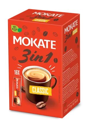 Mokate 3in1 Classic Instant Coffee Box, 16x17g, 272g