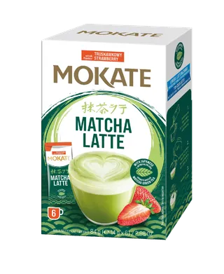 Mokate Strawberry Flavour Matcha Latte, 6x14g, 84g