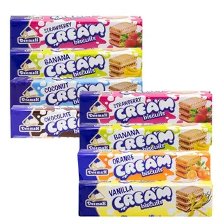Deemah Assorted Cream Biscuits, 68g x 8
