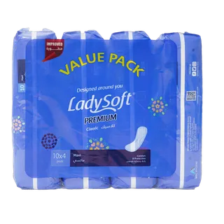 Lady Soft Premium Classic Pads 10 x 4 pads