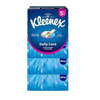Kleenex Daily Care Facial Tissues, 5x170 Sheets