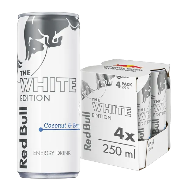 Red Bull White Edition Coconut & Berry Energy Drink, 4x250ml