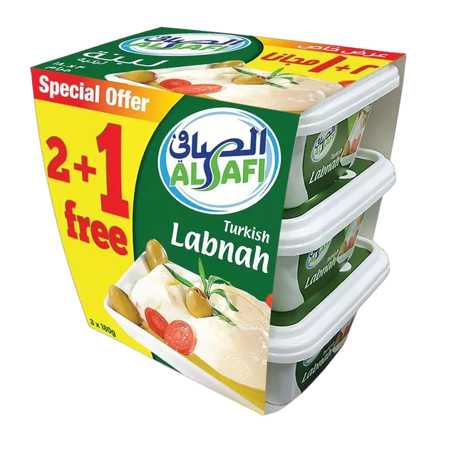 Al Safi Turkish Labneh, 3x180g