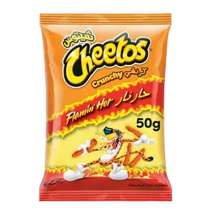 Cheetos Crunchy Flamin Hot Corn Chips