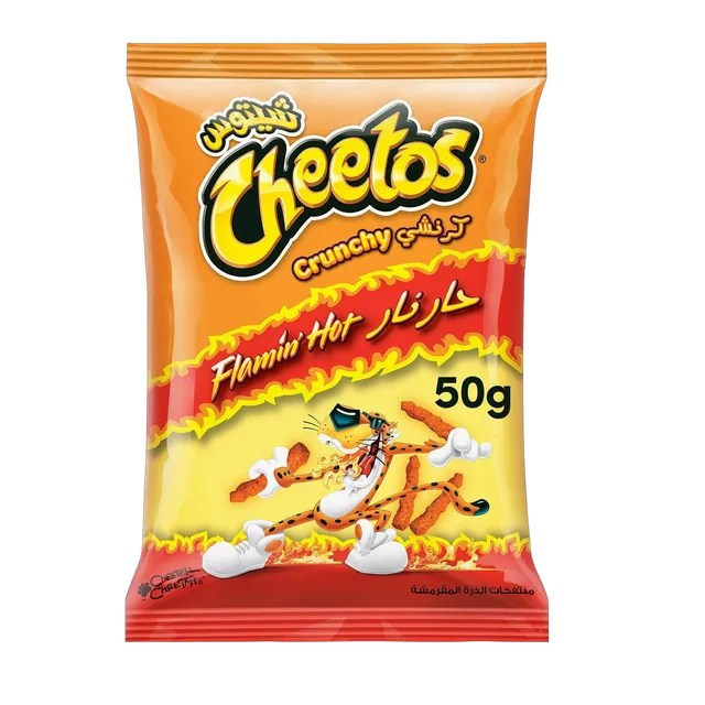 Cheetos Crunchy Flamin Hot Corn Chips