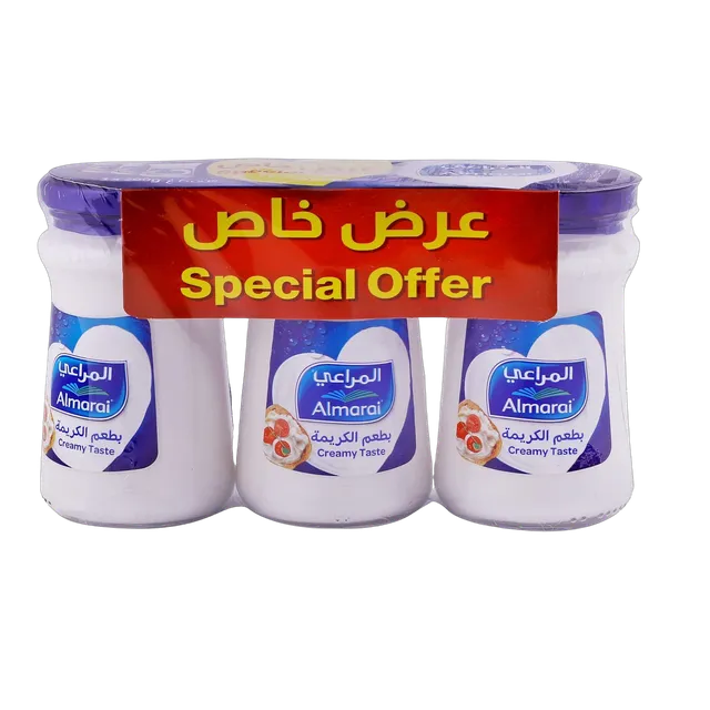 Almarai Processed Full Fat Cream Cheese Spread, 3x200g