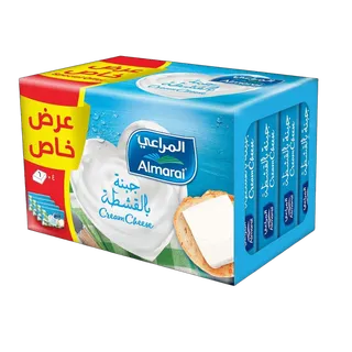 المراعي جبنة كريم حصص، 4 قطع، 108جم