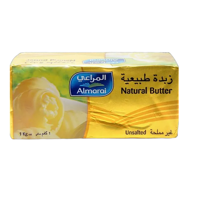 المراعي زبدة طبيعية غير مملحة 1 كجم