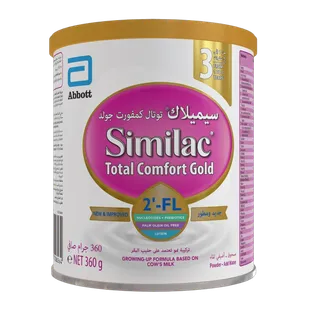 Similac Total Comfort Gold 3 Growing Up Formula from 1-3 Years, 360g