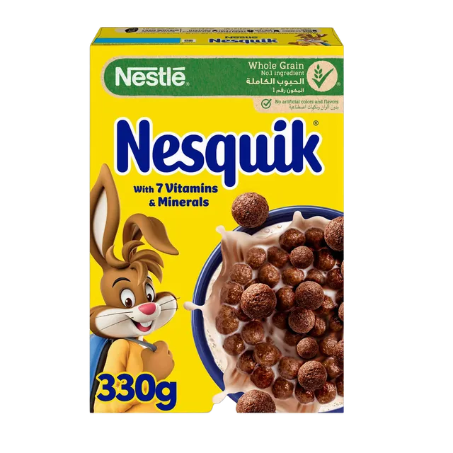 Nestle Nesquik Chocolate Breakfast Cereal Pack