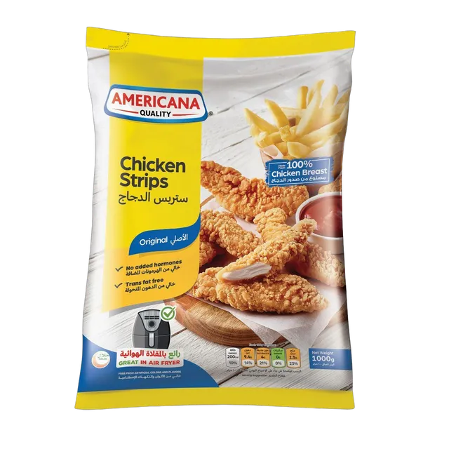 Americana Chicken Strips Plain 1kg