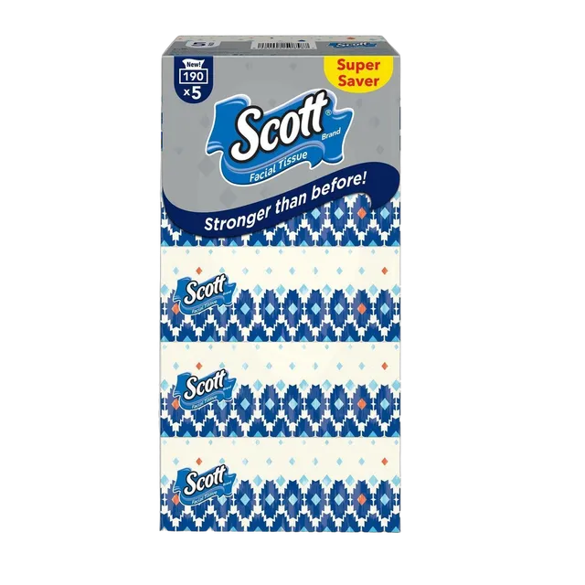 Scott Facial Tissue Super Saver-5X190S