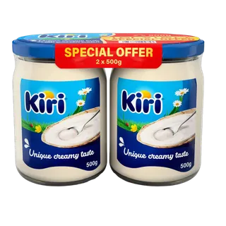 Kiri Cream Cheese Spread Jar 2x500g