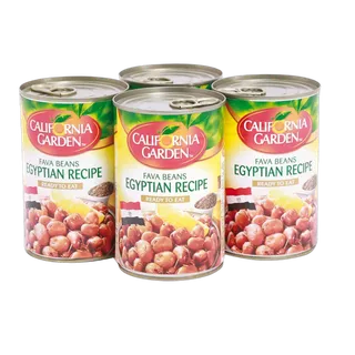 California Garden Fava Beans Egyptian Recipe 4x450g