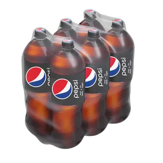 Pepsi Zero Soft Drink Pet Bottle, 6x1.25L