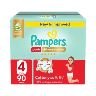 Pampers Pants Diapers, Size 4, 90 Pieces