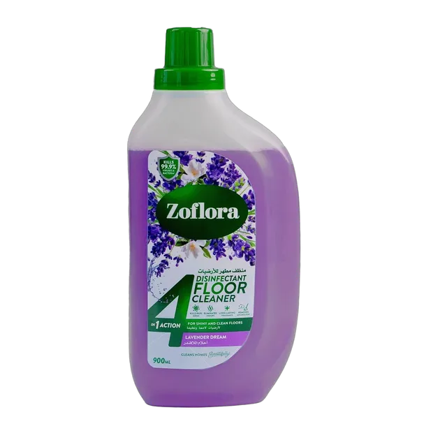 Zoflora 4 in 1 Disinfectant Floor Cleaner- Lavender Dream, 900ml