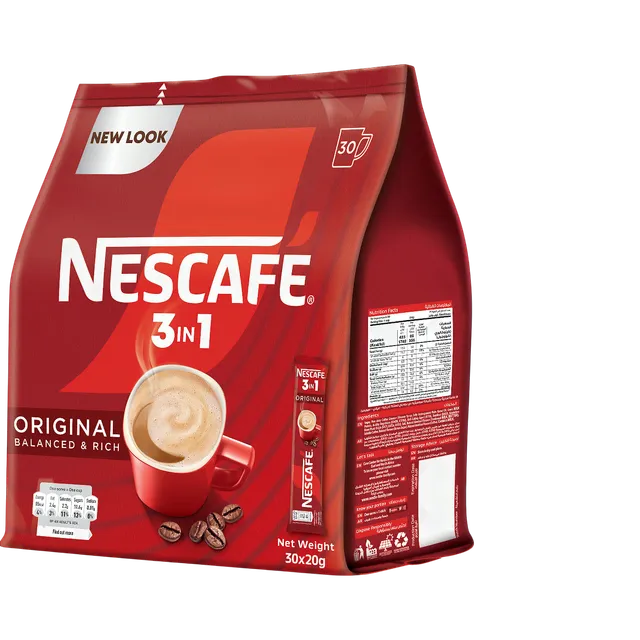 Nescafé 3In1 Instant Coffee Mix Sachet, 30x20g