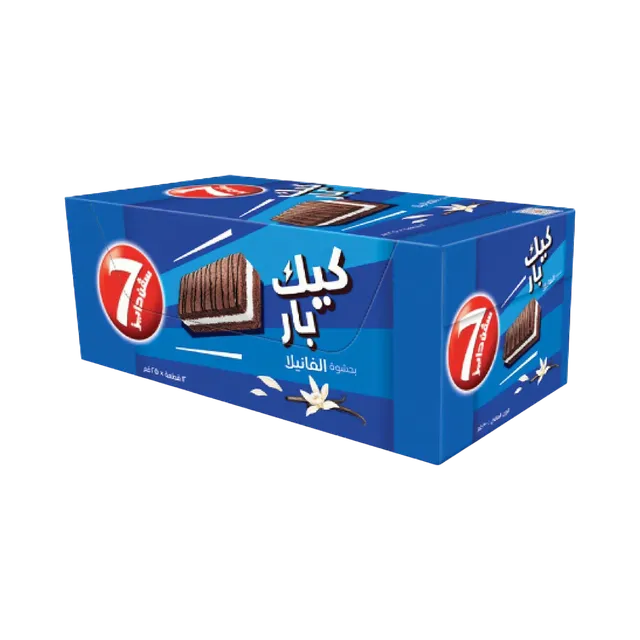 7 دايز ميني ڤانيلا كيك بار 12x25 جم
