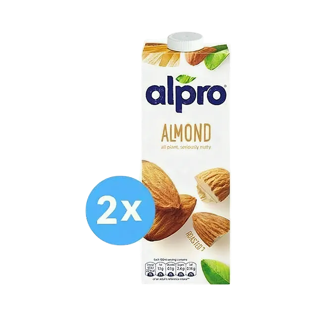Alpro Soya Milk Almond 1 L x 2 Pcs '@SP