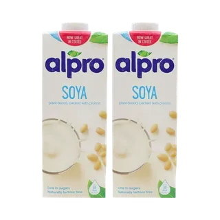 Alpro Original Soy Milk, 2x1L