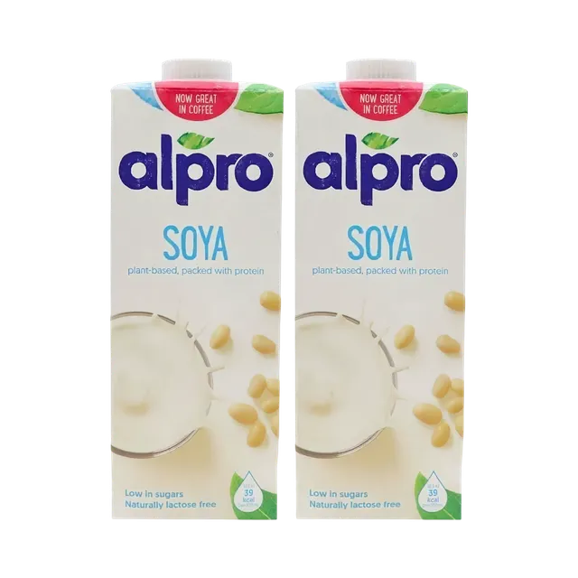 Alpro Original Soy Milk, 2x1L