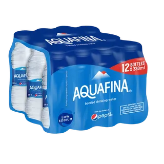 أكوافينا زجاجة مياه شرب بدون غاز, 12x330ml