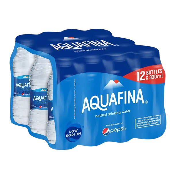 Aquafina Still Drinking Water Bottle, 12x330ml