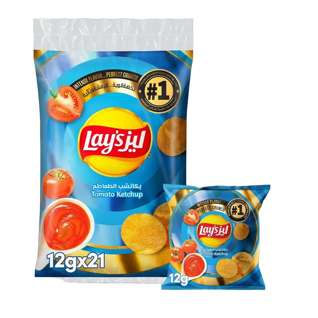 Lay's Tomato Ketchup Potato Chips 12x21g