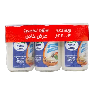 نيسا جبنة كريمية مطبوخة 3 × 240 جم