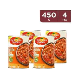 California Garden Peeled Medammas with Chilli 4x450g