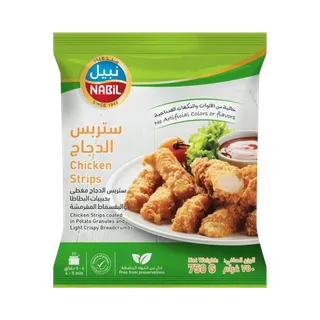 Nabil Frozen Regular Crispy Chicken Strips, 750g