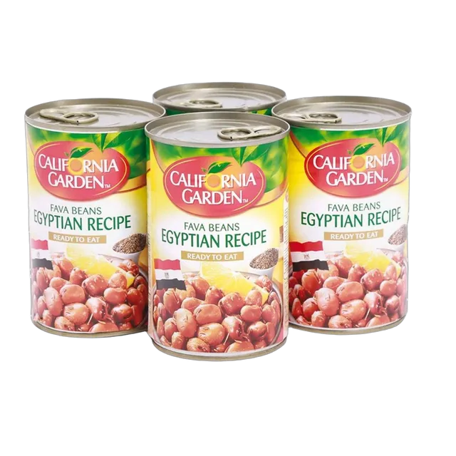 California Garden Peeled Foul Egyptian Recipe 4 * 450g @ Special Offer