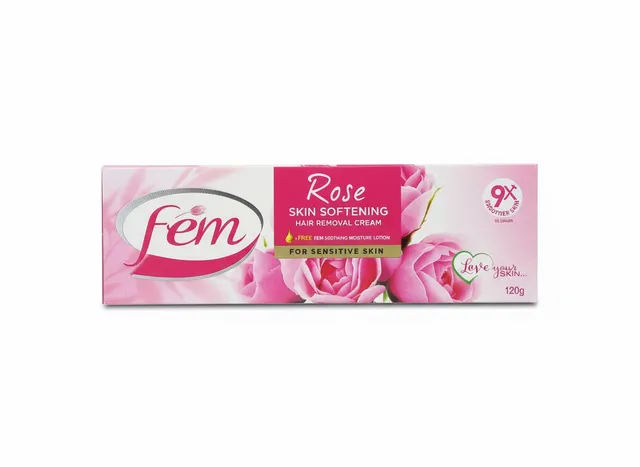 Fem USA Hair Removal Cream with Rose, 120g