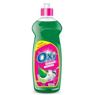 Oxi Green Lemon Dishwashing Liquid, 600ml