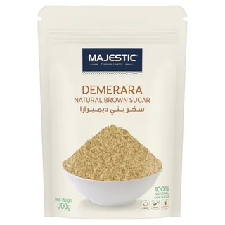 ماجستيك ديميرارا سكر بني طبيعي، 500 جم