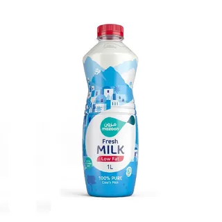 مزون حليب طازج قليل الدسم، 1L