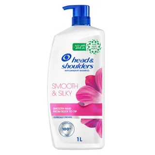 Head & Shoulders Smooth & Silky Anti-Dandruff Shampoo, 1L