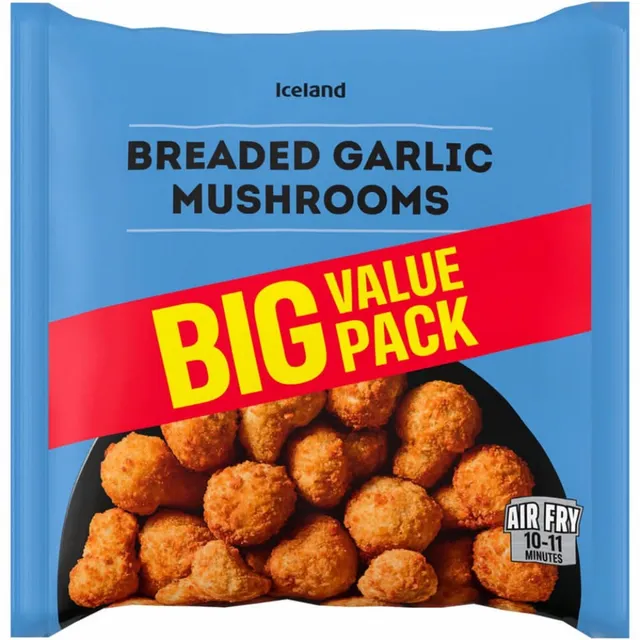 Iceland Breaded Garlic Mushroom, 350g