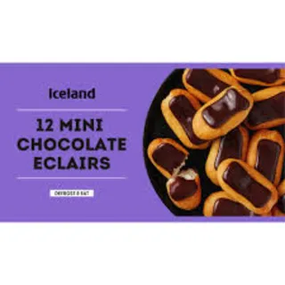 Iceland Mini Chocolate Éclairs, 140g