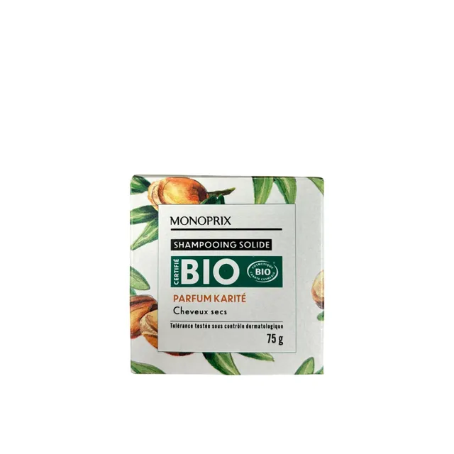 Monoprix Shea Butter Solid Shampoo, 75g
