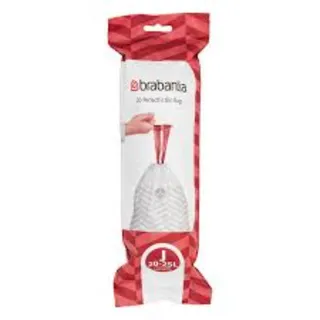 Brabantia Perfect Fit Trash Bags 23L, 20 Pack